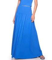 Susana Monaco Drop Waist Knit Maxi Skirt