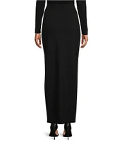 Susana Monaco Open Front Bodycon Pull-On Maxi Skirt