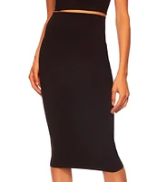 Susana Monaco Signature Stretch Knit Slim High Waisted Pencil Skirt