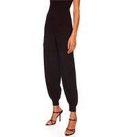 Susana Monaco Signature Stretch Knit Strapless Cuffed Ankle Jumpsuit