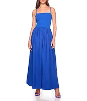 Susana Monaco Square Neck Sleeveless Maxi Dress