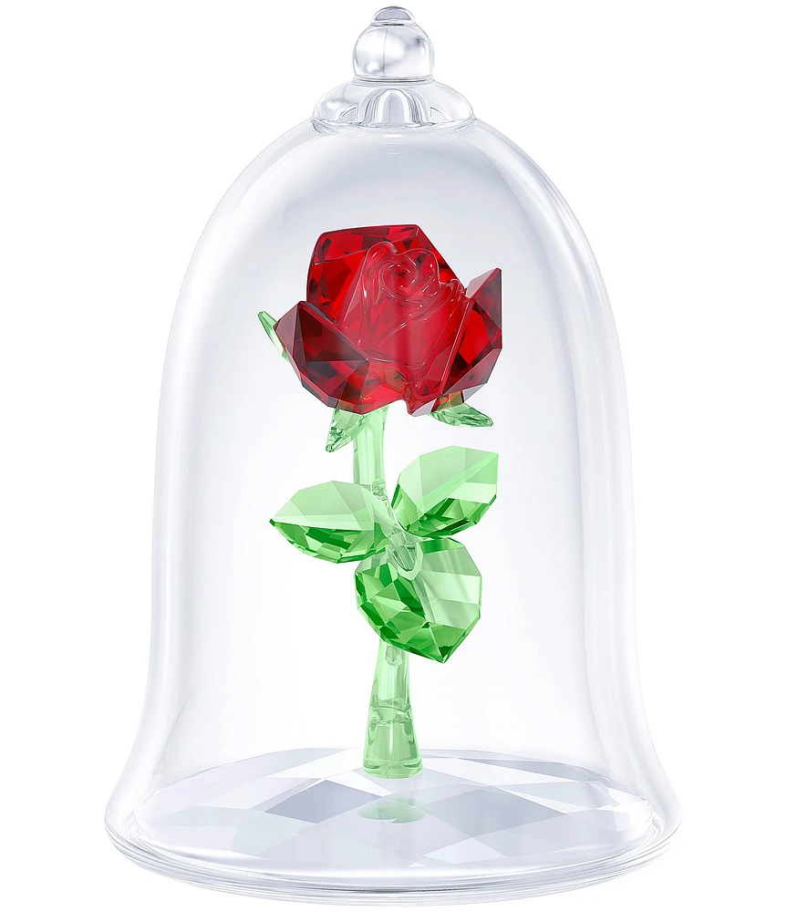 Swarovski Beauty and the Beast Enchanted Rose Crystal Figurine