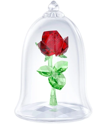 Swarovski Beauty and the Beast Enchanted Rose Crystal Figurine