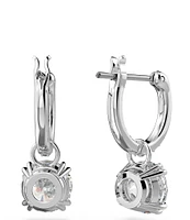 Swarovski Constella Crystal Round Drop Earrings