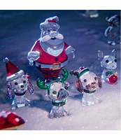 Swarovski Crystal Holiday Cheers French Bulldog Figurine