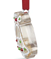 Swarovski Crystal Holiday Cheers Gingerbread Bell Ornament