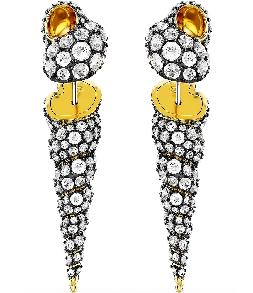 Swarovski Crystal Idyllia Front Back Earrings