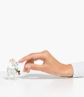 Swarovski Crystal Santa's Reindeer Figurine