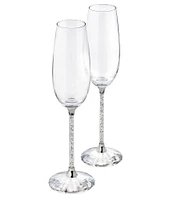 Swarovski Crystalline Toasting Flutes Set of 2