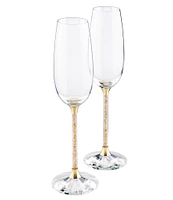 Swarovski Crystalline Toasting Flutes Set of 2