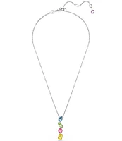 Swarovski Gema Multicolor Mixed Cut Y Necklace