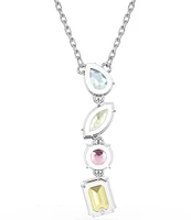 Swarovski Gema Multicolor Mixed Cut Y Necklace