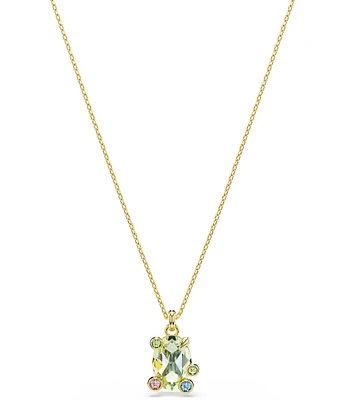 Swarovski Gema Multicolored Short Pendant Necklace