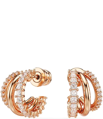 Swarovski Hyperbola Crystal Hoop Earrings