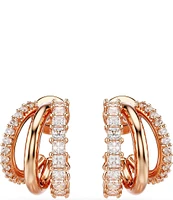 Swarovski Hyperbola Crystal Hoop Earrings