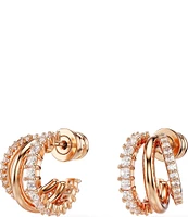 Swarovski Hyperbola Crystal Hoop Earrings