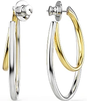 Swarovski Hyperbola Round Cut Hoop Earrings