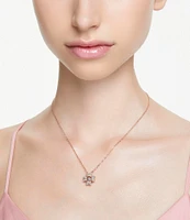 Swarovski Idyllia Clover Crystal Short Pendant Necklace