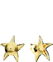 Swarovski Idyllia Crystal and Pearl Starfish Stud Earrings