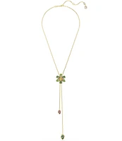 Swarovski Idyllia Multicolored Flower Pendant Y Necklace