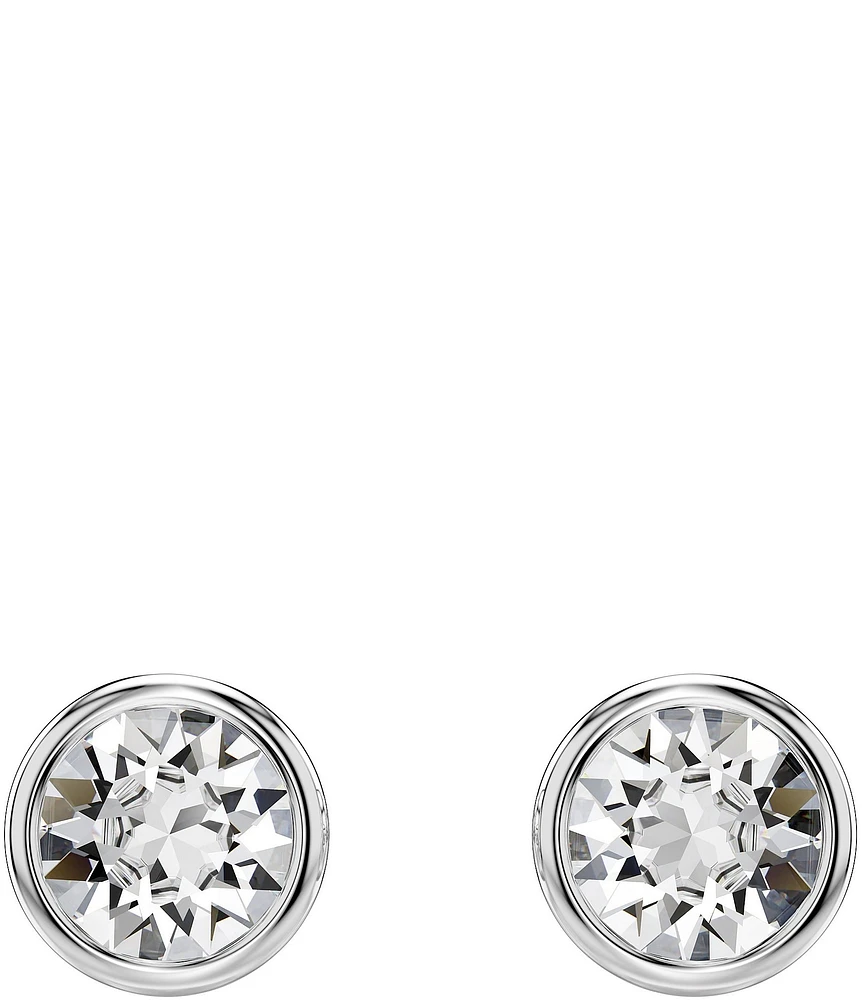 Swarovski Imber Silver Metal Stud Earrings