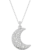 Swarovski Luna Moon Crystal Short Pendant Necklace