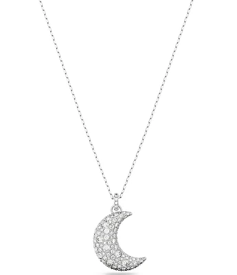 Swarovski Luna Moon Crystal Short Pendant Necklace