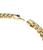 Swarovski Matrix Canary Tennis Crystal Line Bracelet