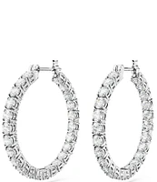 Swarovski Matrix Collection Crystal Hoop Earrings