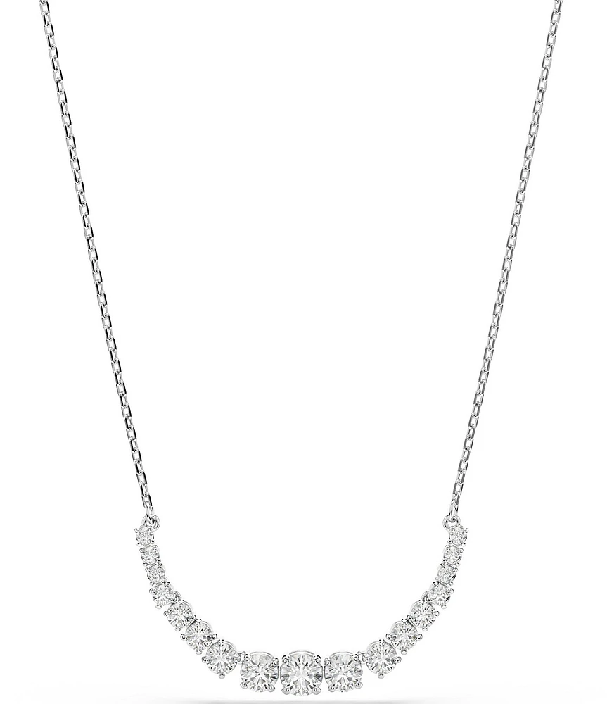 Swarovski Matrix Gradient Round Cut Frontal Collar Necklace
