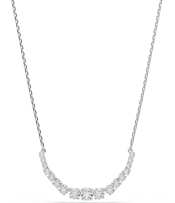 Swarovski Matrix Gradient Round Cut Frontal Collar Necklace