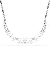 Swarovski Matrix Gradient Round Cut Frontal Collar Necklace