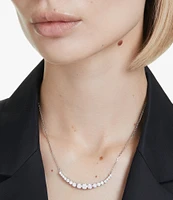 Swarovski Matrix Gradient Round Cut Frontal Collar Necklace