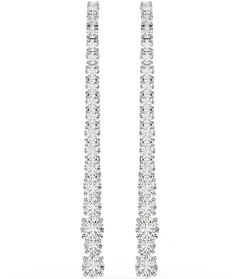 Swarovski Matrix Gradient Round Cut Linear Earrings