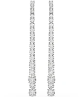 Swarovski Matrix Gradient Round Cut Linear Earrings