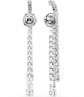 Swarovski Matrix Gradient Round Cut Linear Earrings
