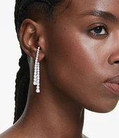 Swarovski Matrix Gradient Round Cut Linear Earrings