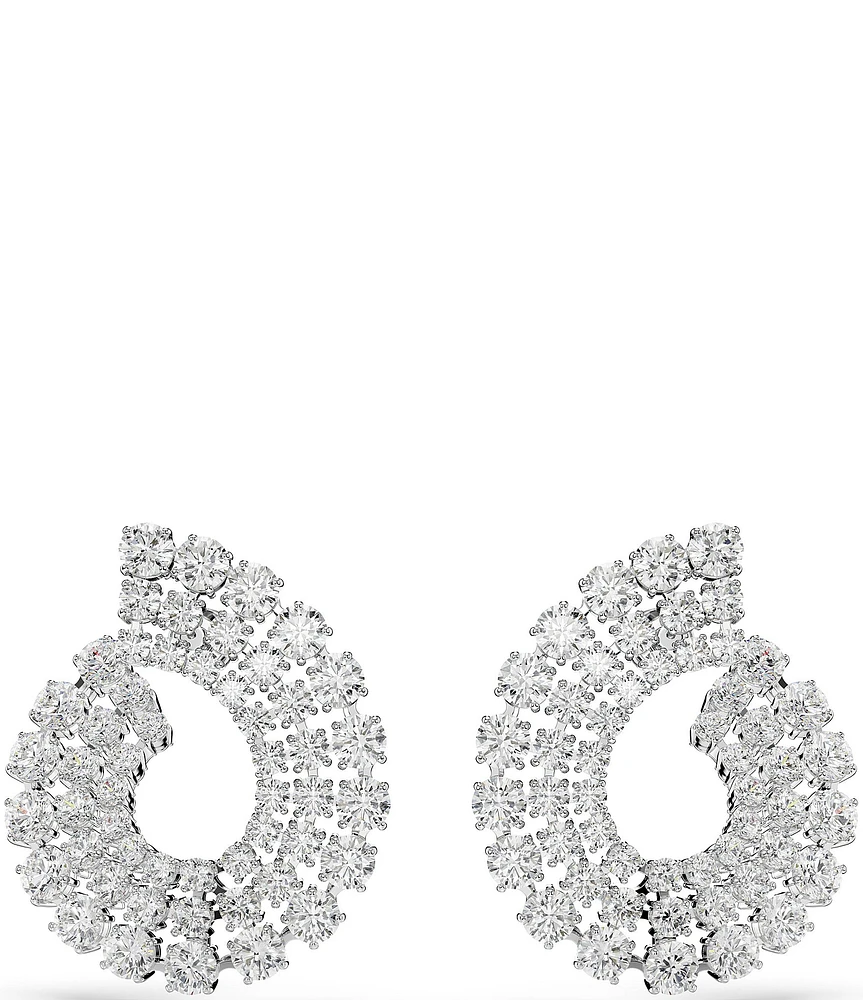 Swarovski Matrix Mixed Round Cut Drop Earrings