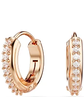 Swarovski Matrix Round Cut Hoop Earrings