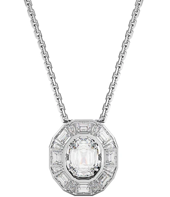 Swarovski Crystal Mesmera Octagon Cut Short Pendant Necklace