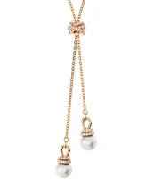 Swarovski Originally Pearl Crystal Y-Necklace