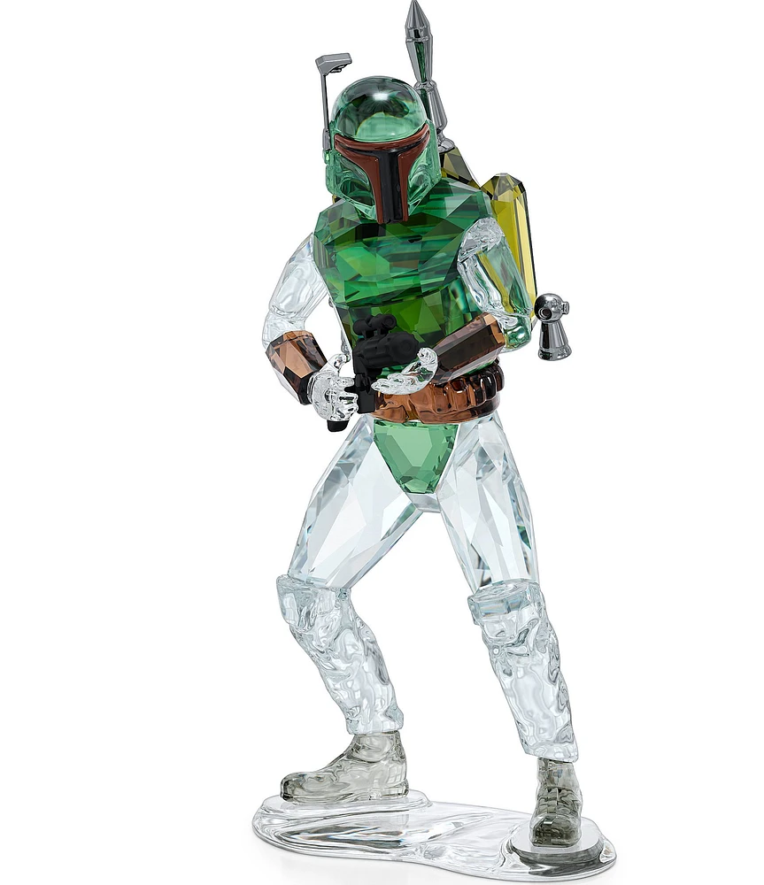 Swarovski Disney Star Wars Boba Fett Crystal Figurine