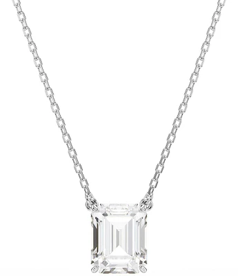 Swarovski Stilla Octagon Cut Short Pendant Necklace