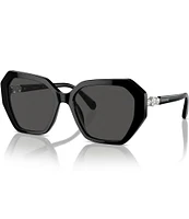 Swarovski Women's SK6017F 57mm Geometric Statement Sunglasses