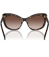 Swarovski Women's SK6020 55mm Havana Cat Eye Sunglasses