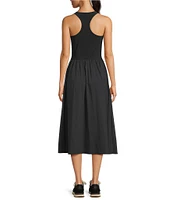 Sweaty Betty Explorer Ribbed Knit Scoop Neck Racerback Dress