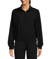 Sweaty Betty Explorer Stand Collar Quarter Zip Long Sleeve Pullover