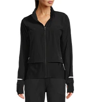 Sweaty Betty Fast Track Stand Collar Neck Long Sleeve Running Jacket