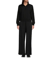 Sweaty Betty Modal High Rise Wide Leg Trousers