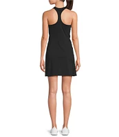 Sweaty Betty Power Workout Ribbed Knit Scoop Neck Bodycon Dress